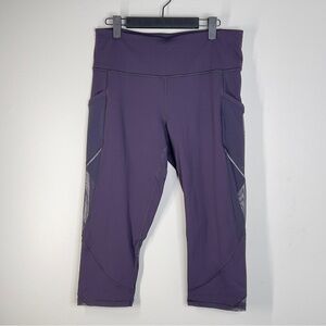 LULULEMON Women’s Plumb Calf Length Cropped Yoga Workout Pants